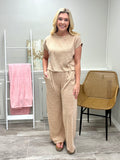 Nude Crop Top (matching pants available)-GILLI-Sunshine Boutique Camden TN