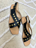 Black Embellished Sandals-KKE ORIGINALS-Sunshine Boutique Camden TN