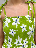 Green Floral Maxi Dress-HYFIVE-Sunshine Boutique Camden TN