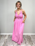 Cotton Candy Pink Free People Dupe Dress-EASEL-Sunshine Boutique Camden TN