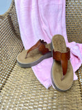 Brown Platform Flip Flops-BLOWFISH-Sunshine Boutique Camden TN