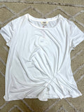 White Ruched Top-UMGEE-Sunshine Boutique Camden TN