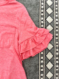 Pink T-shirt Dress-VERY J-Sunshine Boutique Camden TN