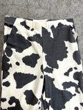 Cow Print Flare Lounge Pants-JADE BY JANE-Sunshine Boutique Camden TN